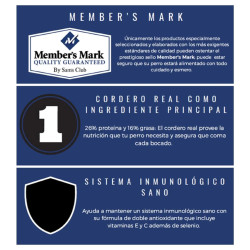 Alimento para Perro Member's Mark Exceed Cordero y Arroz 20 kg