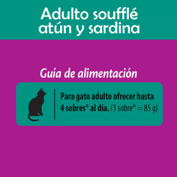 Whiskas Alimento Húmedo para Gato Sabor Atún y Sardina 24 pzas de 85 g